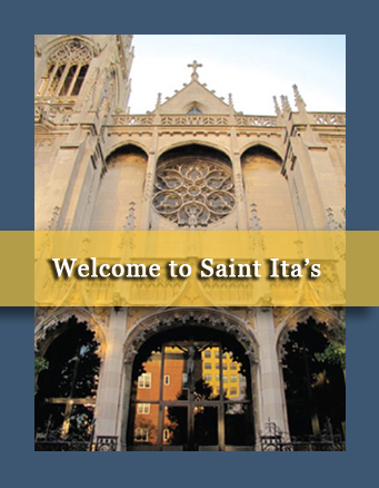 welcome to saint ita's church facade image